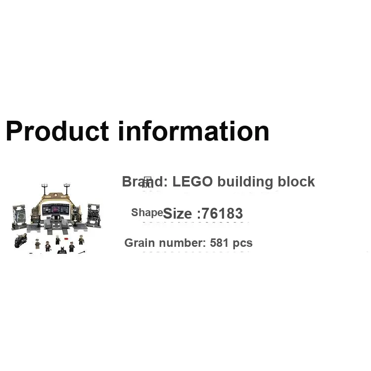 LEGO DC Batman Batcave  The Riddler War Building Blocks 581pcs 76183-2