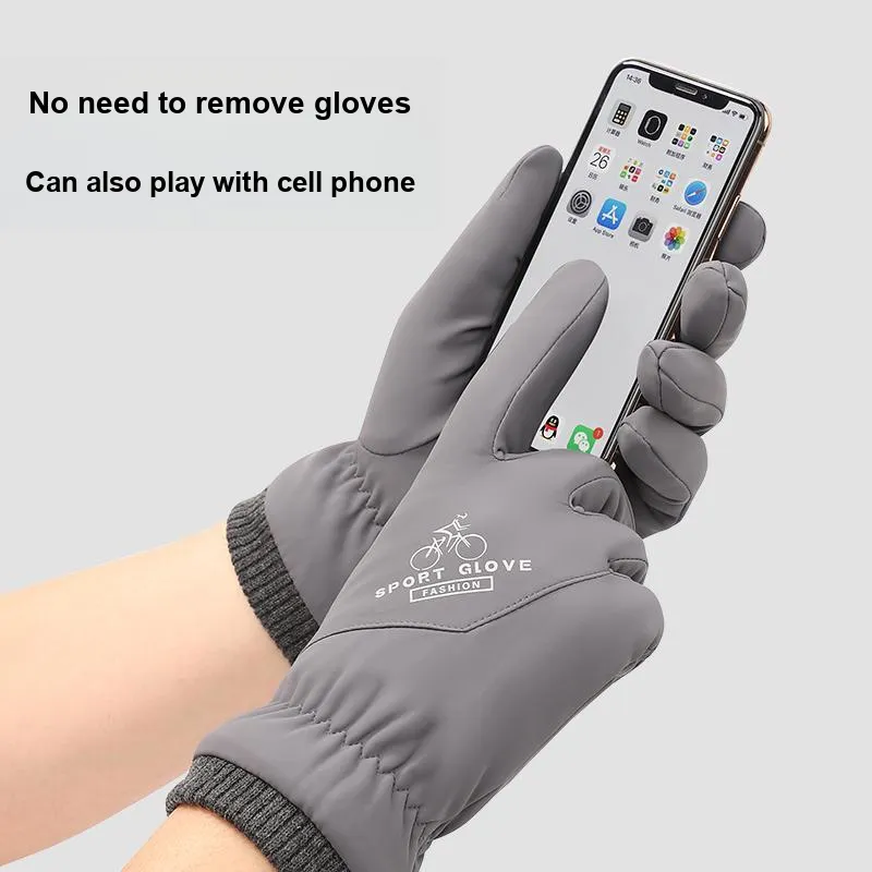 YUZHAOLIN Thickened Gloves Men's-4
