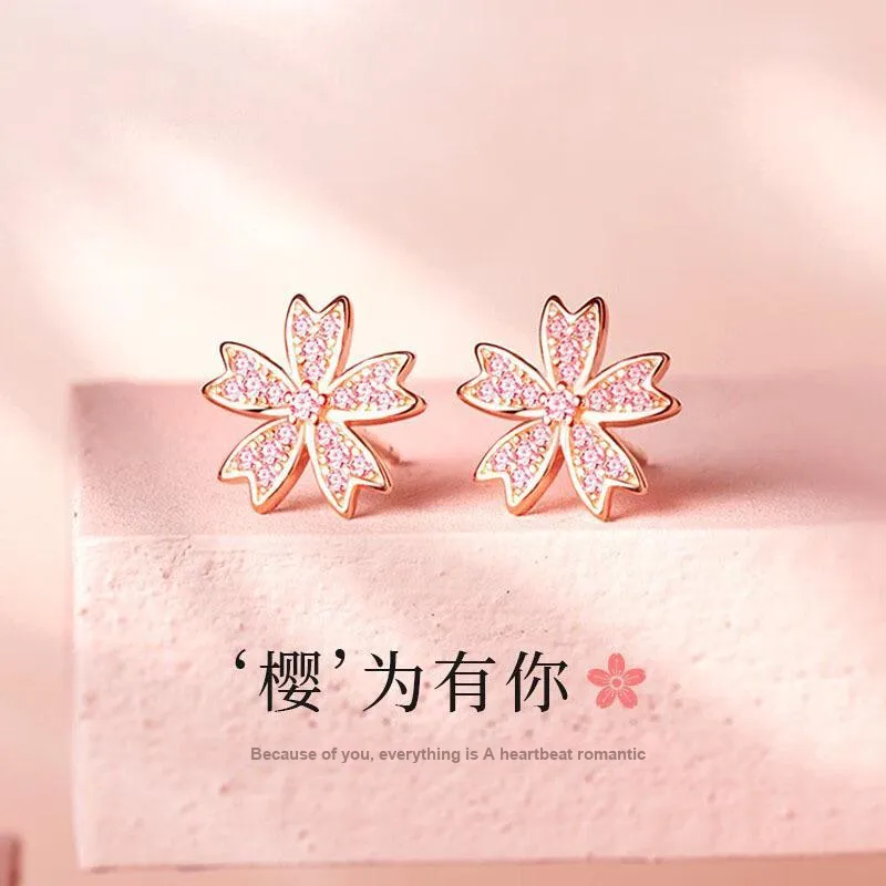 QUIET LOVE S925 Silver Stud Earrings Women's-1