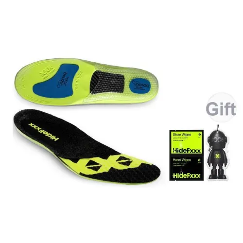 Hidefxx PORON Амортизация Высокий Отскок Углеродное Волокно Стельки Мужской