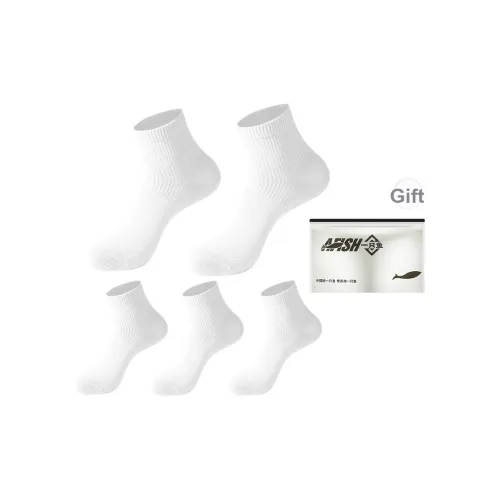 AFISH Носки Crew Мужские упаковка из 5 пар сумка для покупок