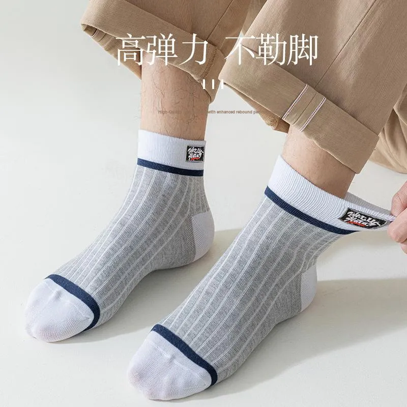 Cotton Gene Ankle Socks Men's 5 Pack-4