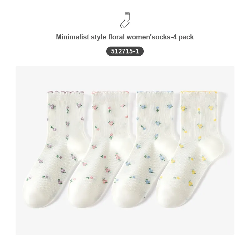 Caramella Ankle Socks Women's 4 Pack-1