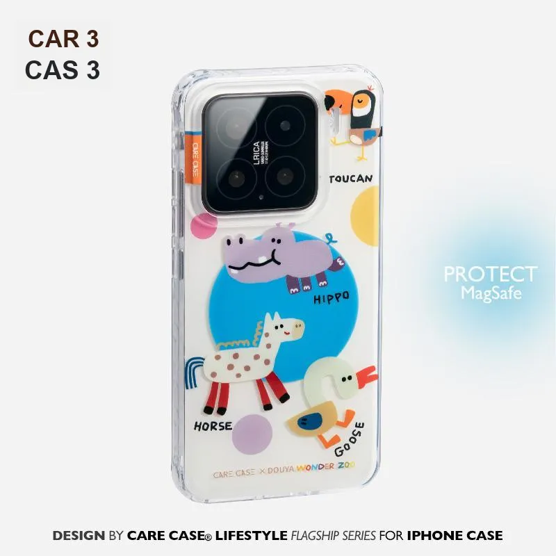 CARECASE TPU Material Creative Print Collection Magnetic Phone Case Compatibility With Xiaomi 15/15 Pro-5