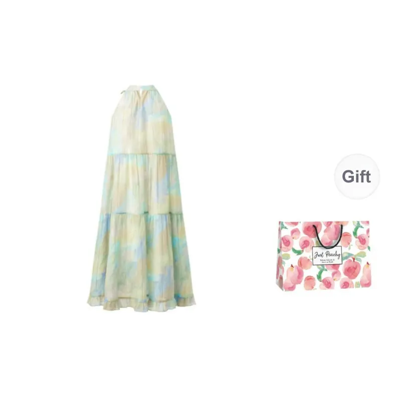 Qiuerle Sleeveless Dress Women's Multicolor-8