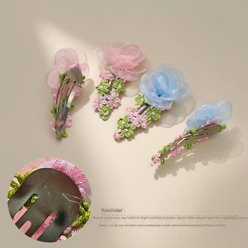 CHIMERA Fabric Hair Clips Women's-4