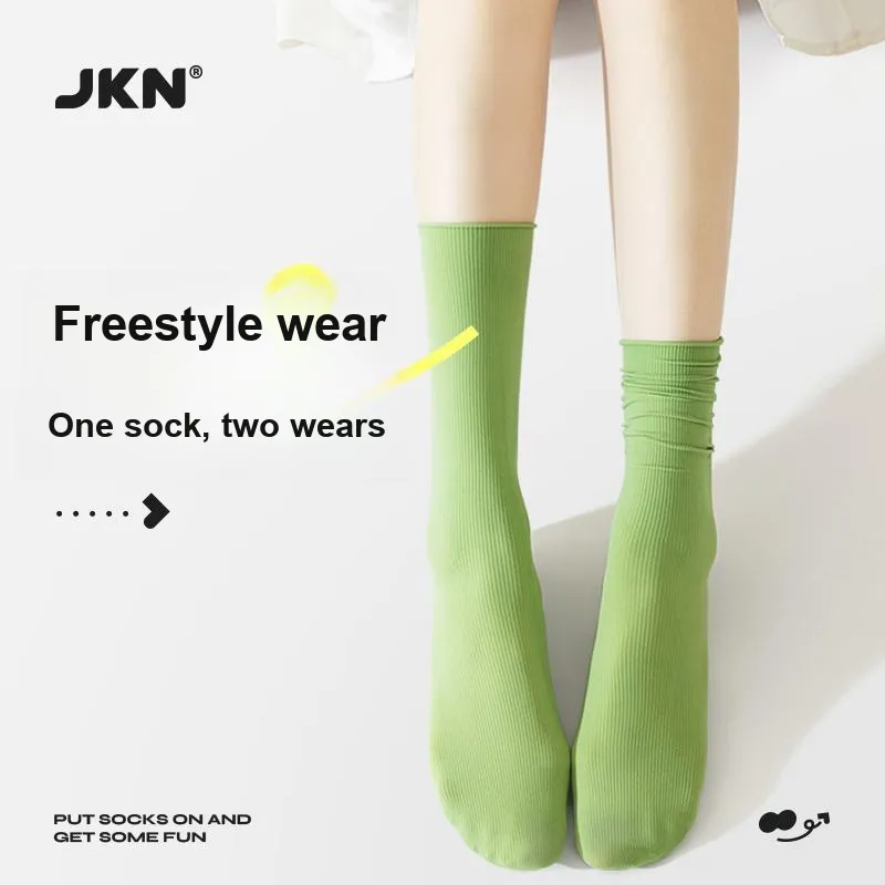 JKN Unisex Mid Calf Socks-1
