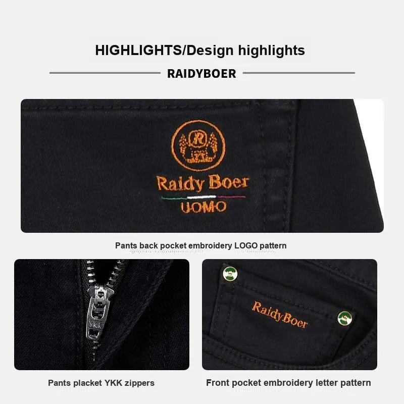 Raidy Boer Jeans Men Black-5