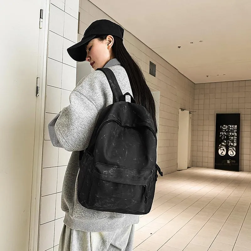 Yalu Nylon Backpack Unisex Multicolor-3