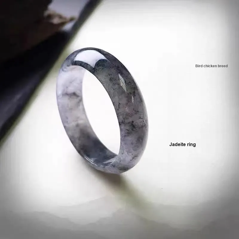 Bailiang Glutinous Jade Rings Unisex-4