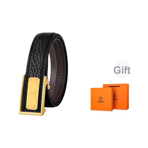 Jaylen Oos Ручная обработка Цвет Обработка Дикий Коровья кожа С рельефом Лицевая коровья кожа Ремни Мужской 3,5 см