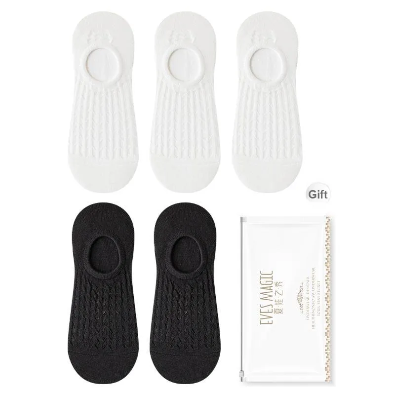 XIA.WA.ZHI.XIU No Show Socks Men's Shopping Bag 5 Pack-15