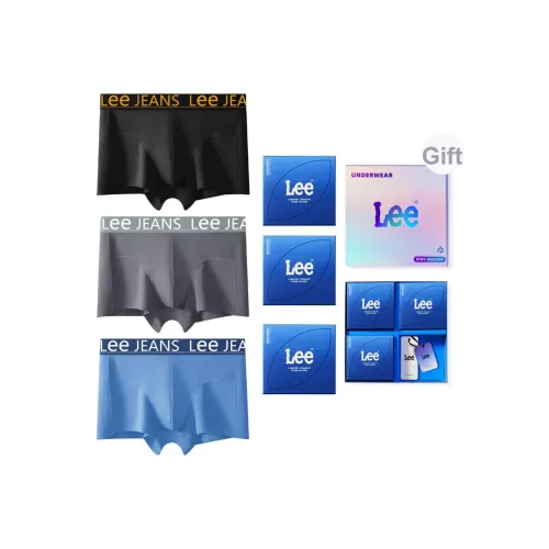 Lee совместный бренд модель Classic 101 Трусы Мужские Коробка 3 упаковки