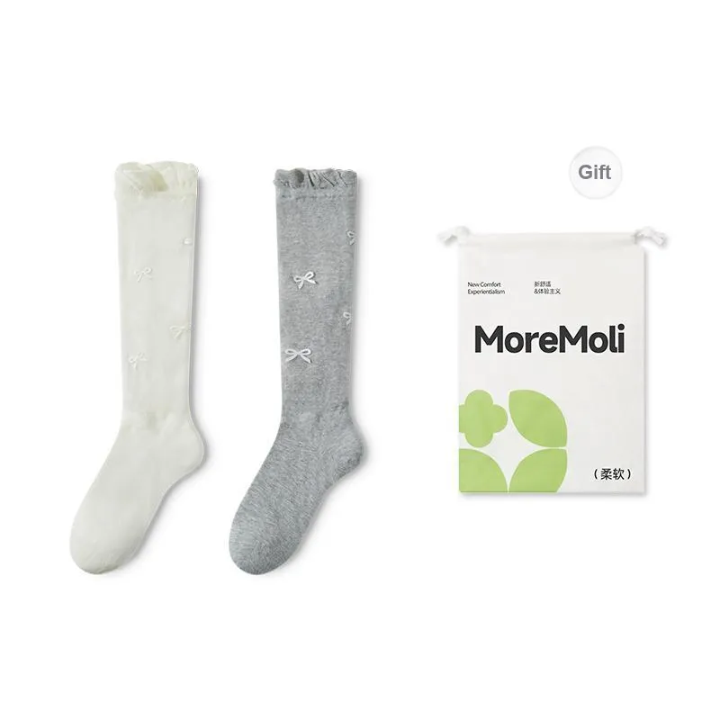 Moremoli Knee-High Socks Women's 2 Pack-4