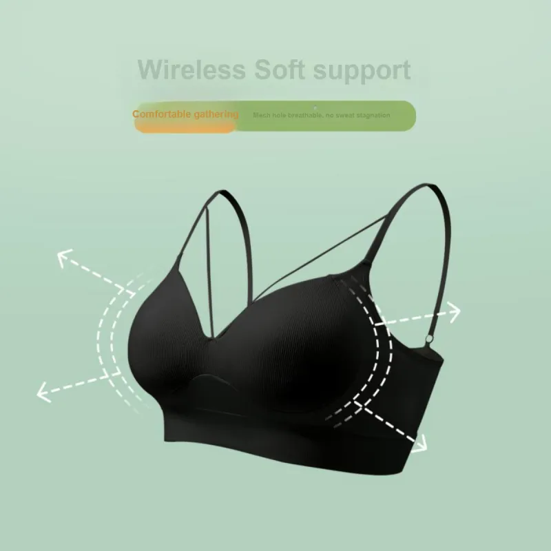 Red beans at home Women's Bras-6
