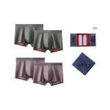 100S Lenzing Modal[Fuchsia+Fuchsia+Burnt Tea Brown+Burnt Tea Brown]Gift Box Set