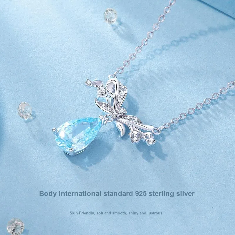 Schloney 925 Sterling Silver Necklaces Women's-2