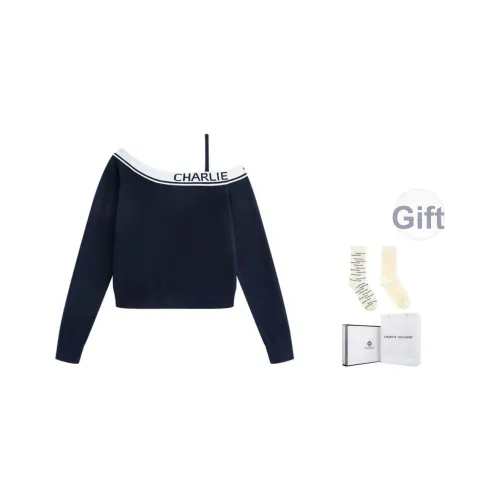 Charlie Luciano Трикотаж Женский Темно-Синий