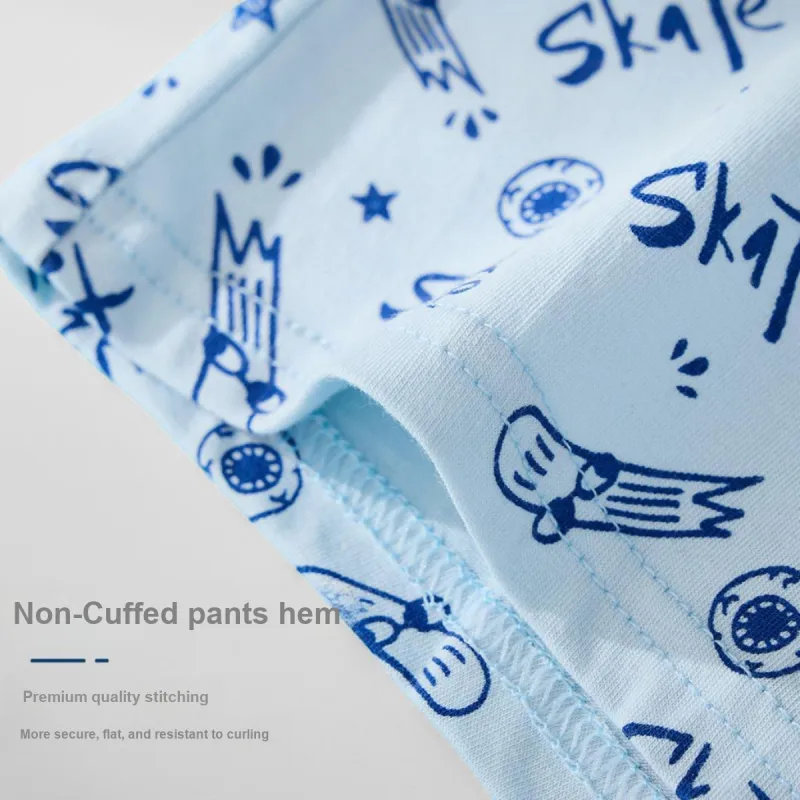 MIIOW Underpants High School Student Cute, Body Fitting Quick Dry Men's 4 Pack Multicolor-5