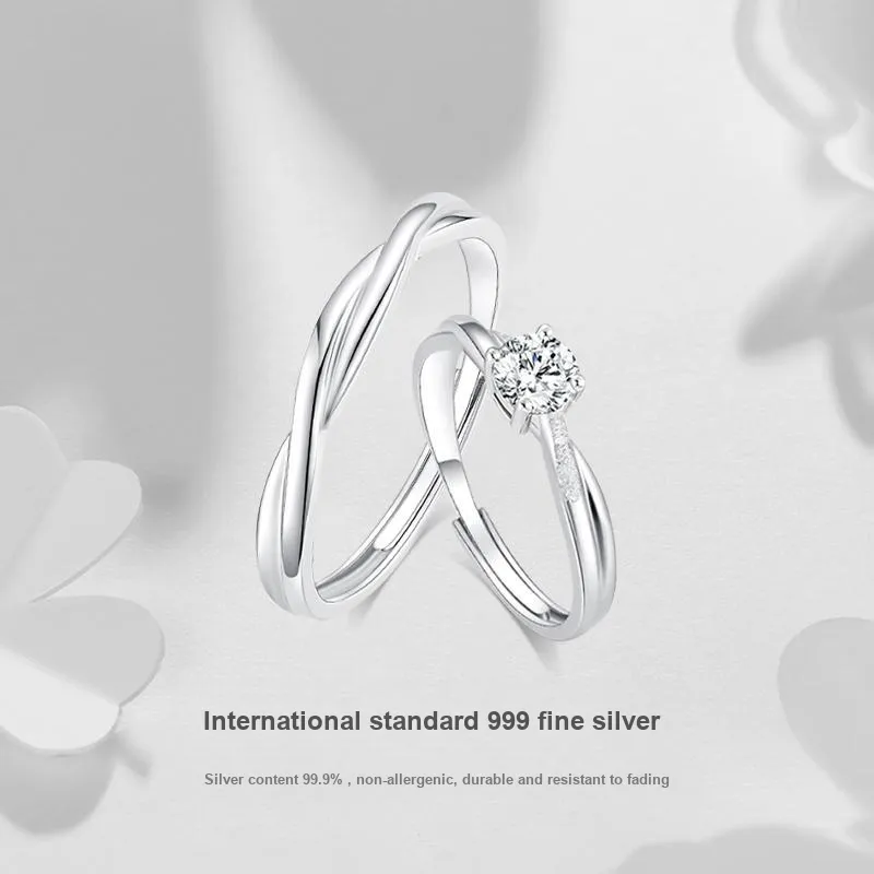 JUICY GRAPE S999 Fine Silver Rings Unisex-2