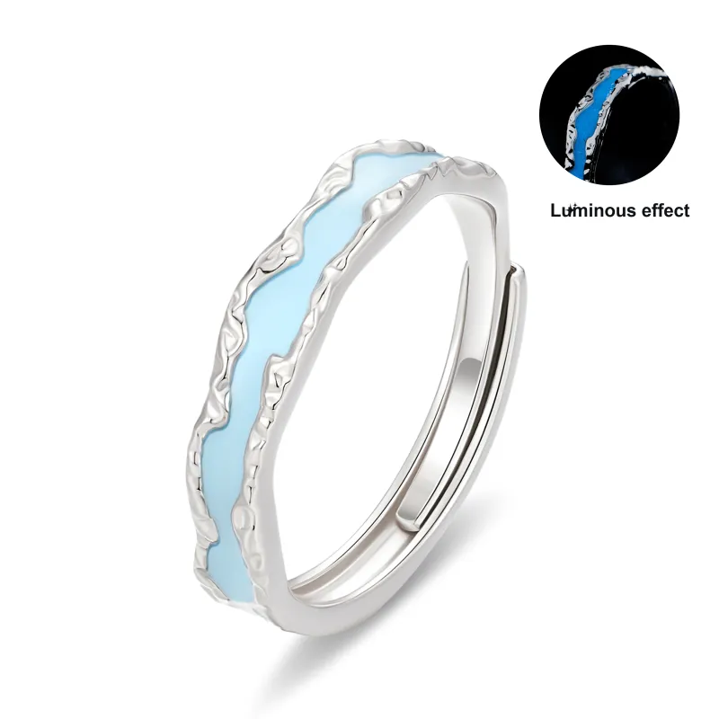 Central Fashion Silver 925 Rings Unisex-5