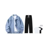 Clothing Sets (Blue Top (without Hood)+Black Pants) (Includes Short-Sleeved Shirt)