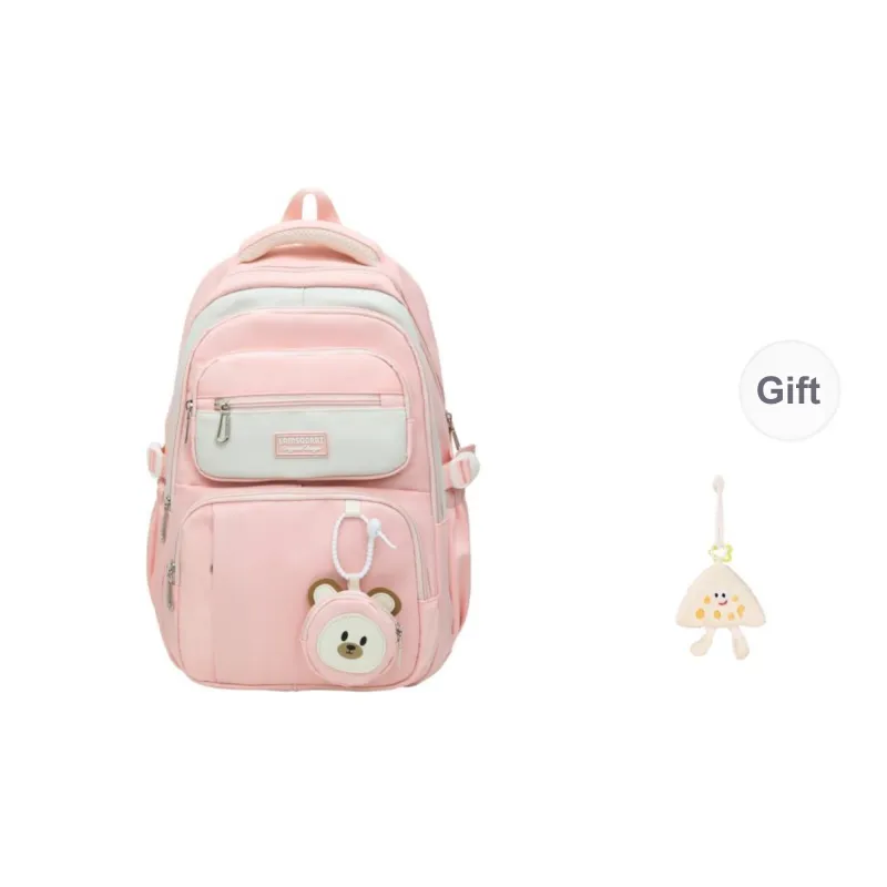 KINMAC Nylon Backpack Regular Unisex Multicolor-14