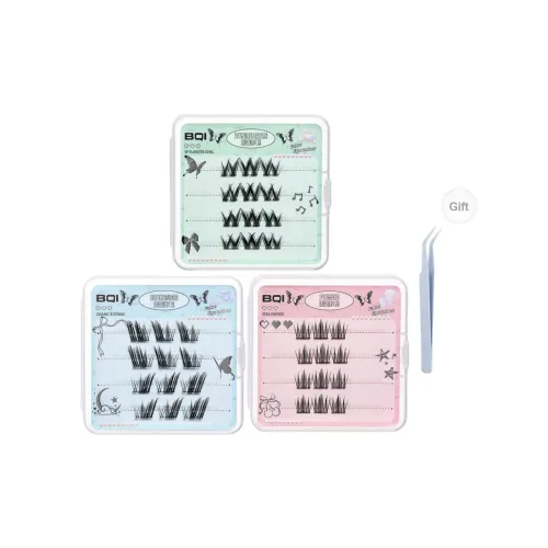 BQI W-образный Маленький цветок Roll+Chang'e Комикс+Пламя Tassel Искусственные ресницы Комбинация Натуральный Увеличение Стиль