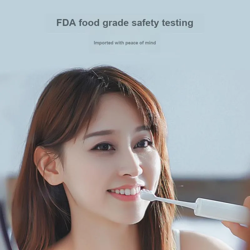 Zhibai Toothbrush Heads Copper Free Tufting Technology, 3D Ripple Pattern Arrangement, Food Grade Contact Material.-3