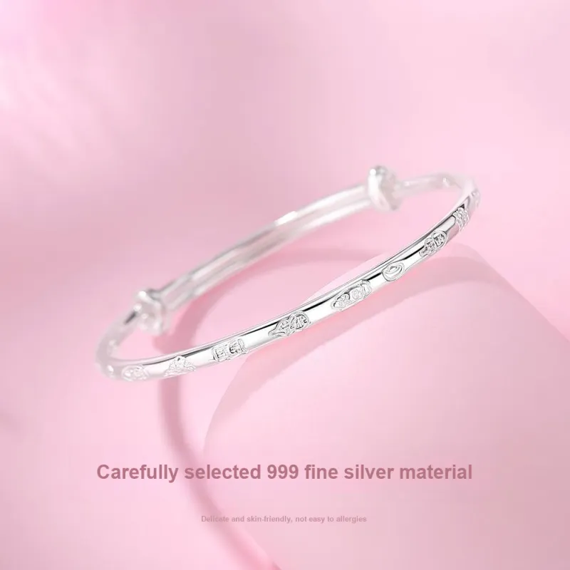 7℃ Sterling Silver Bracelets Unisex-4