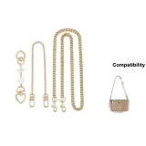 Four-Leaf Clover Extender Chain+40cm Copper Decorative Chain+100cm Crossbody Chain