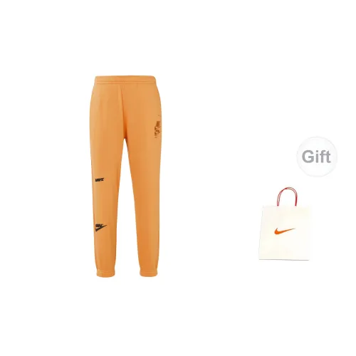 Nike Casual Pants Men Orange