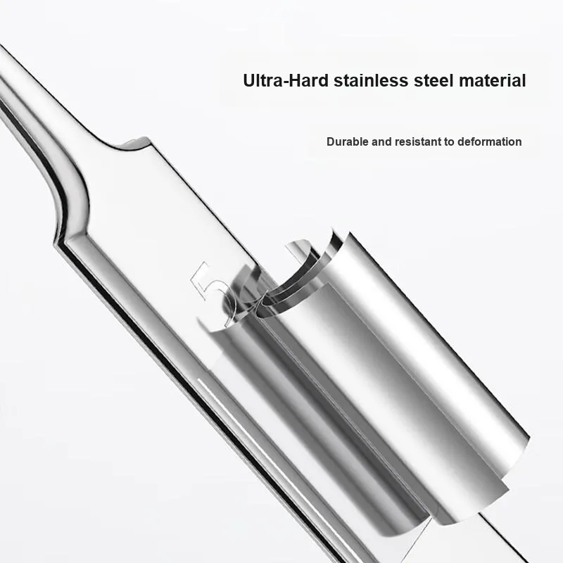 JIANYINGSHU Size 5 Ultra Sharp Straight Clip Make up Tools Blackhead Removal Needle-7