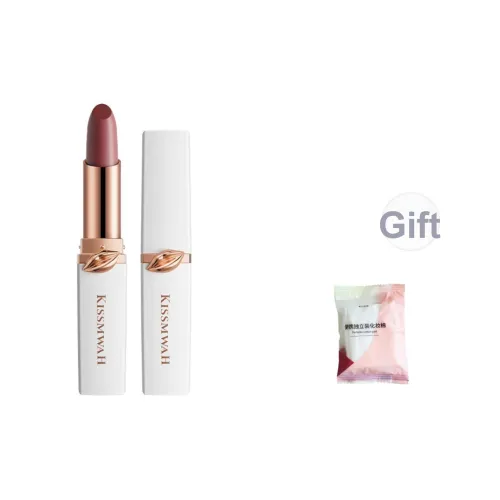 KISSMWAH Мягкий Туманный Помада Велюр Легко Смесь Естественный Длинный Срок Оставления Цвет лица Нет ПЕРЕДАЧИ Прозрачный Уменьшение ЛИНИЙ на Губах