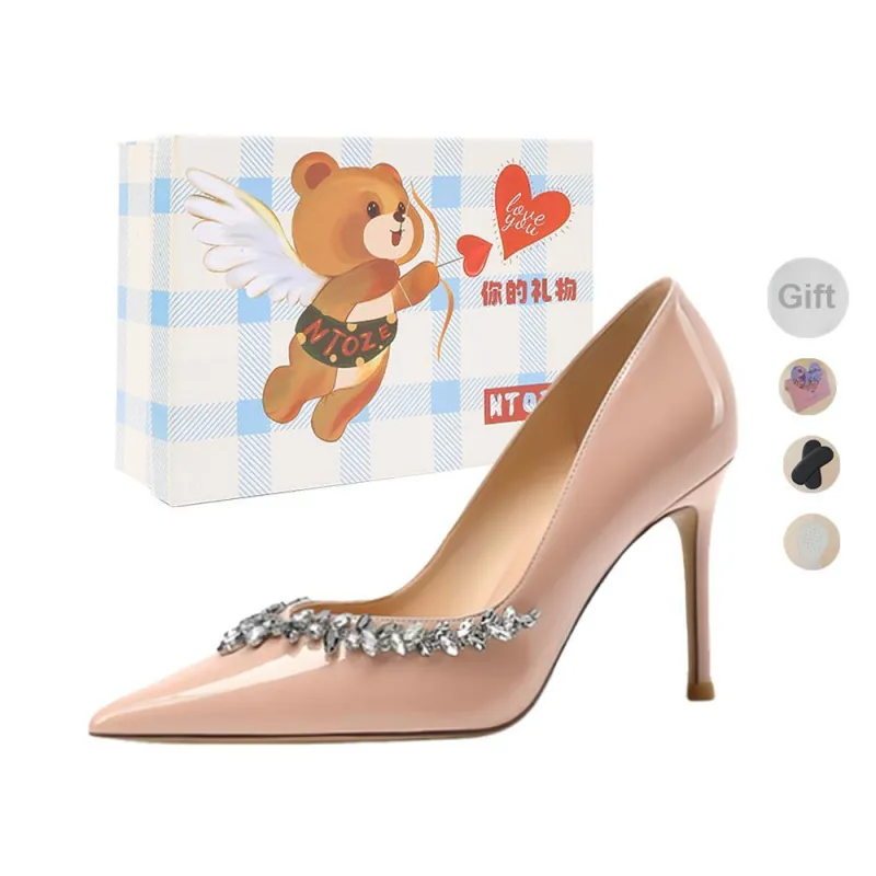 NTOZE Slim Heel High Heels Women's-11