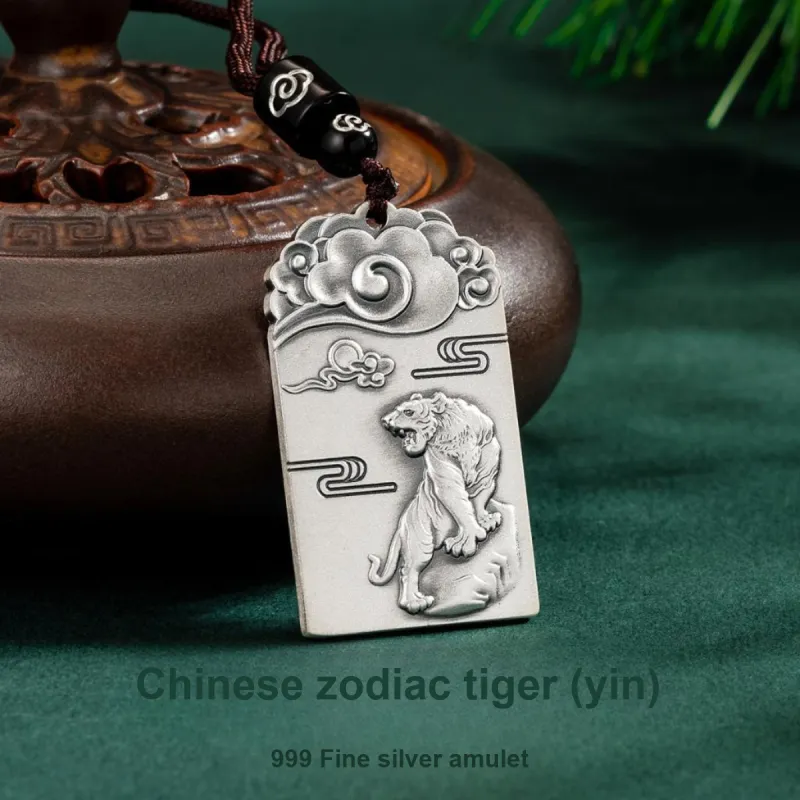 Yu Yin 999 Fine Silver Pendants Unisex-11