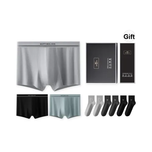 SEPTWOLVES Мужское нижнее белье коробка 3 штуки смешанные цвета