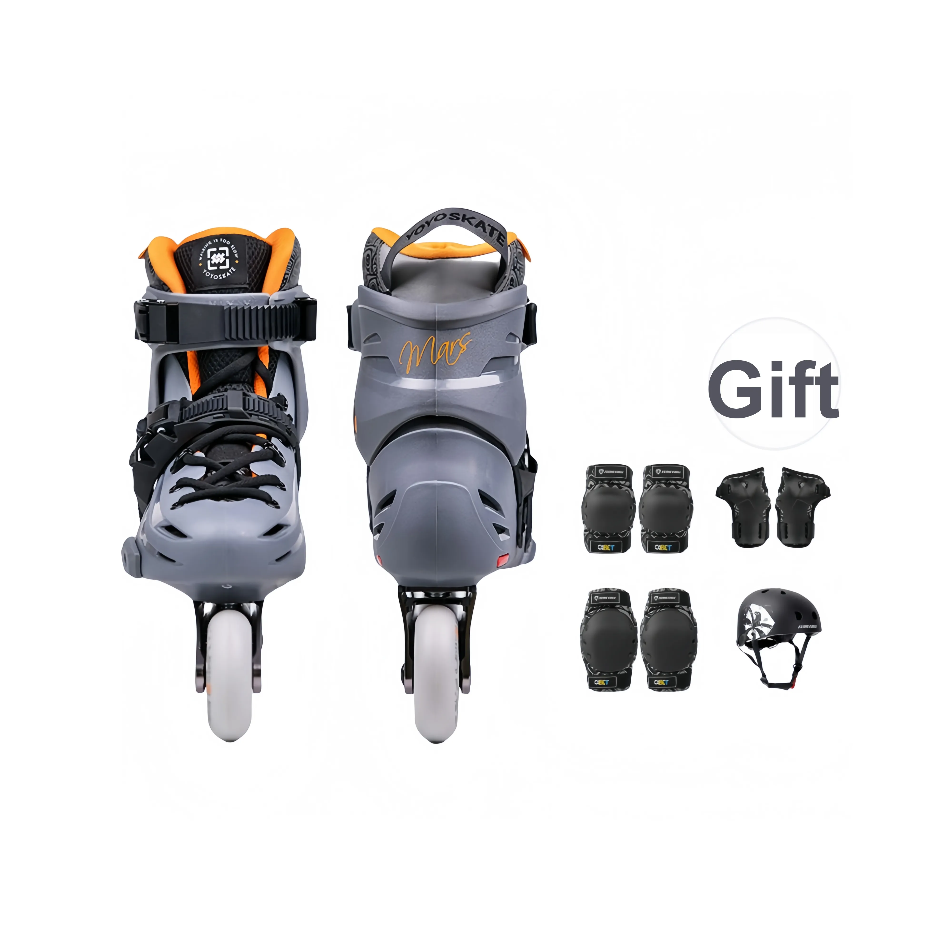 FLYING EAGLE Inline Skates Unisex Meteorite Gray