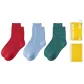 [3 Pack]Maroon+Denim Blue+Green