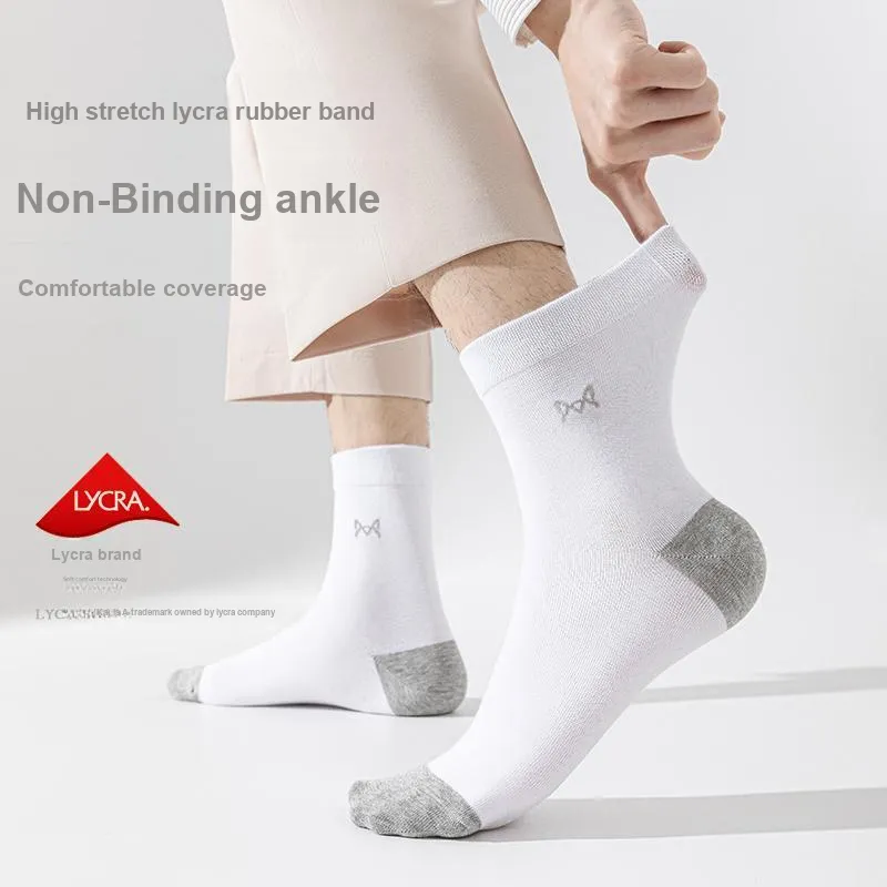MIIOW Mid Calf Socks Men's Box 5 Pack-2