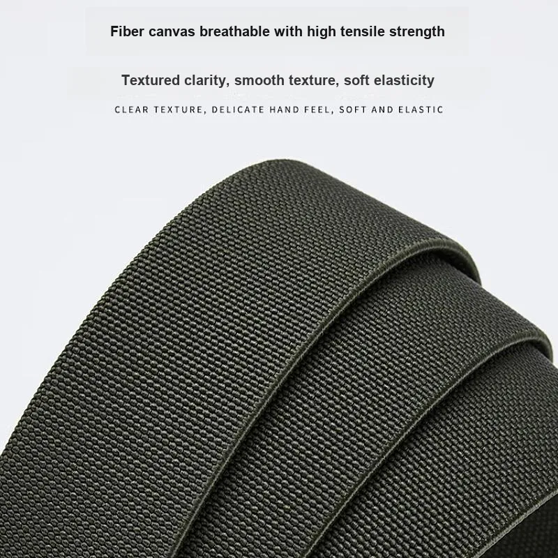 ROBINHOOD Canvas Leather Belts Men's 3.8cm-4