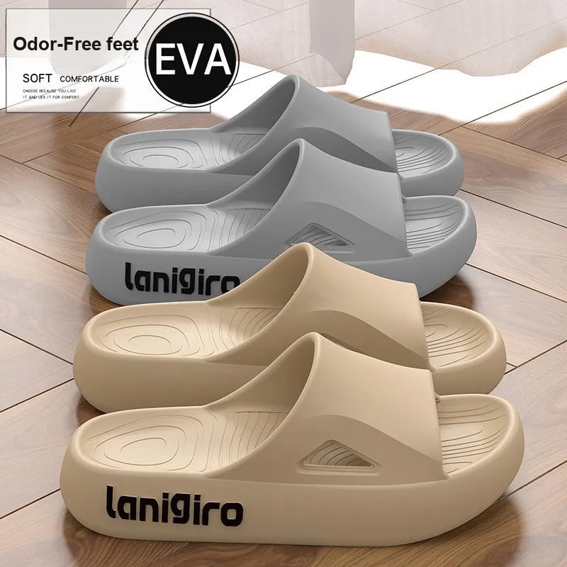 LUNNIFEIYA Slippers Summer Slip Resistant Abrasion Resistant Soft Sole Slippers-3