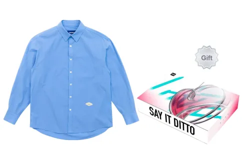 ADER ERROR Through Editism Series Shirts Men Sky Blue - Gift Box Sets