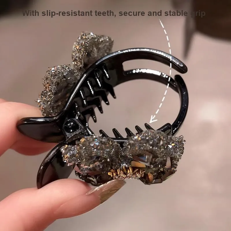 Left Europe Acrylic Hair Clips Women's-2