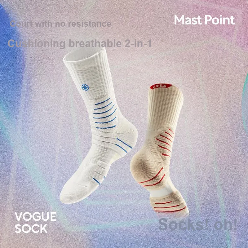 Mast Point Basketball Socks Unisex-6