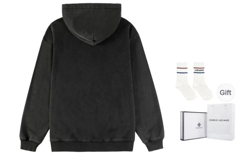Charlie Luciano Sweatshirt Unisex Dark Gray-1