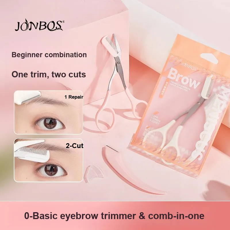 JONBOS Crescent Moon Eyebrow Razor Combination Eyebrow Razors Safety Type Scratch Resistant Injury, Beginner Exclusive-5