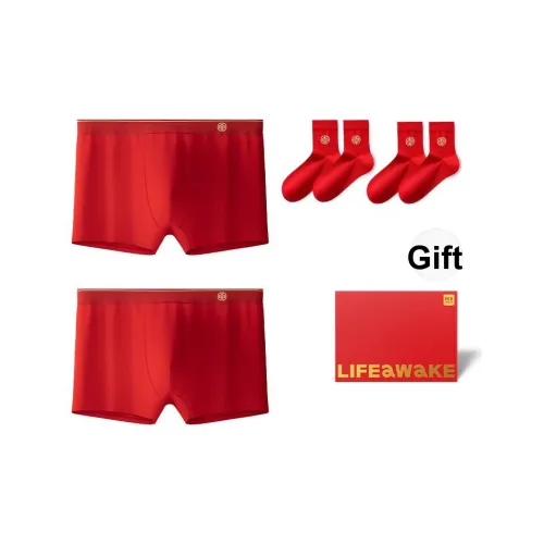 HLA Красный 9836 Мужской Подарочный Набор Трусов