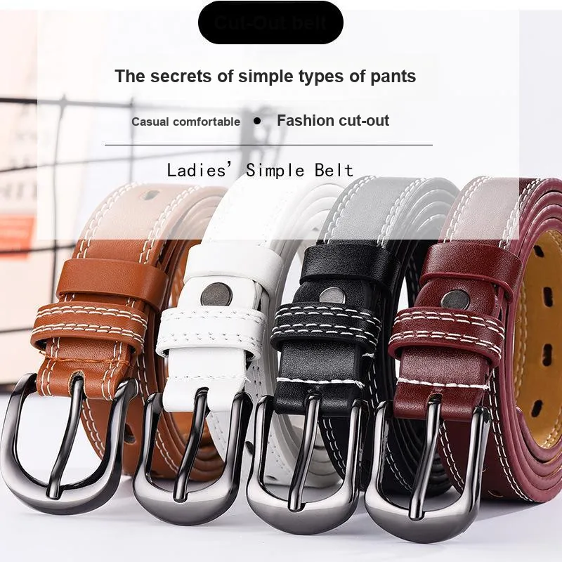 TUCANO PU Leather Belts Unisex 2.5cm-2
