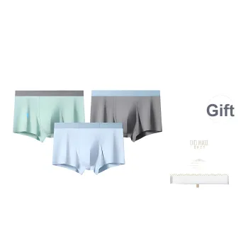 XIA.WA.ZHI.XIU Underpants Men's Shopping Bag 3 Pack